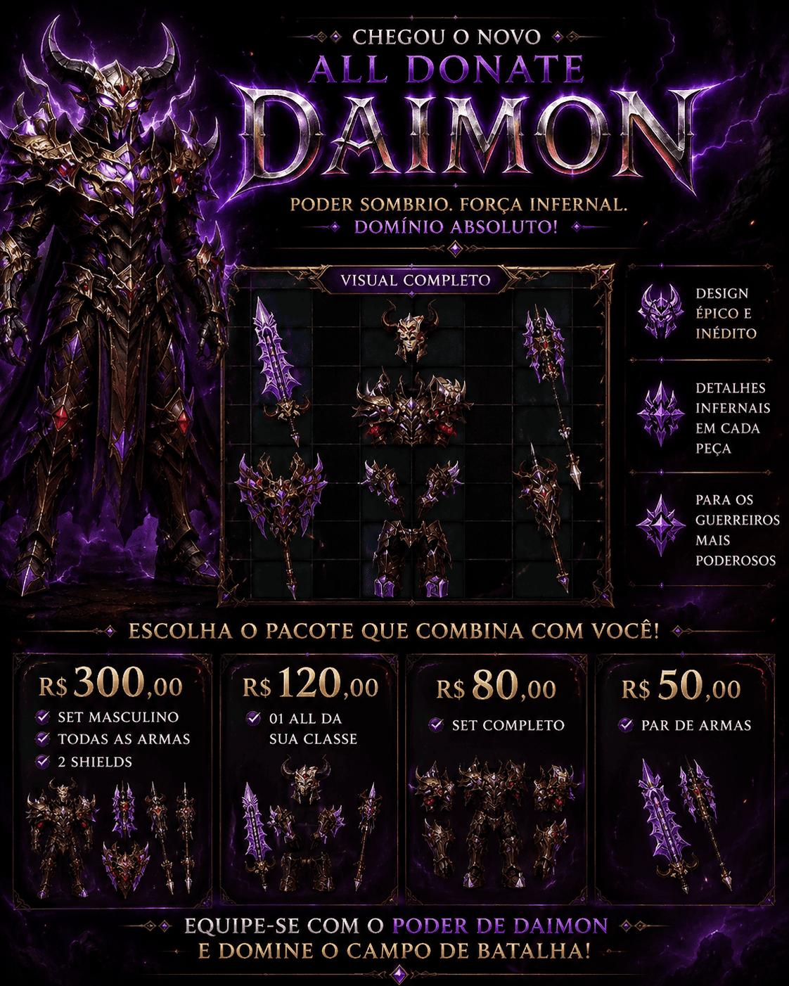 Novo All Donate - All Daimon